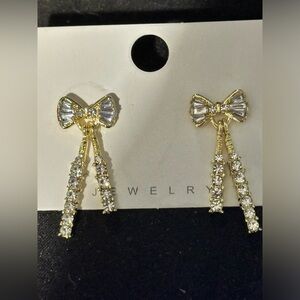 Gold Coquette Bows w/ Ribbon